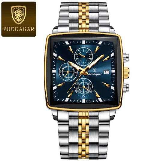 POEDAGAR 866 Chronograph Quartz Watch For Him